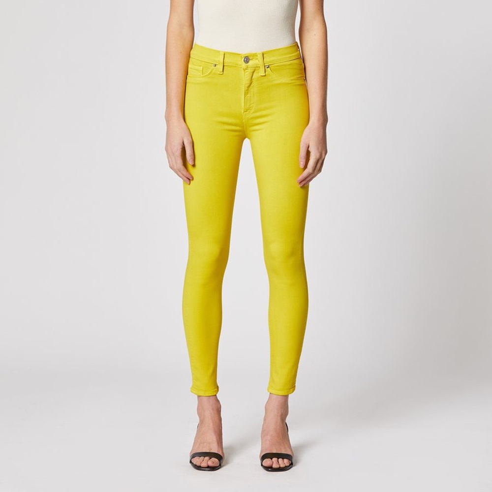 SOLD Hudson Barbara High-Rise Skinny Yellow 27